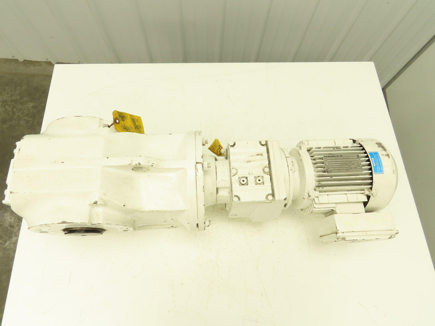 Sew Eurodrive Gear Motor KA87TR57DT90L4 330:1 Ratio 2hp 5.2 Rpm 2-3/8" Hollow