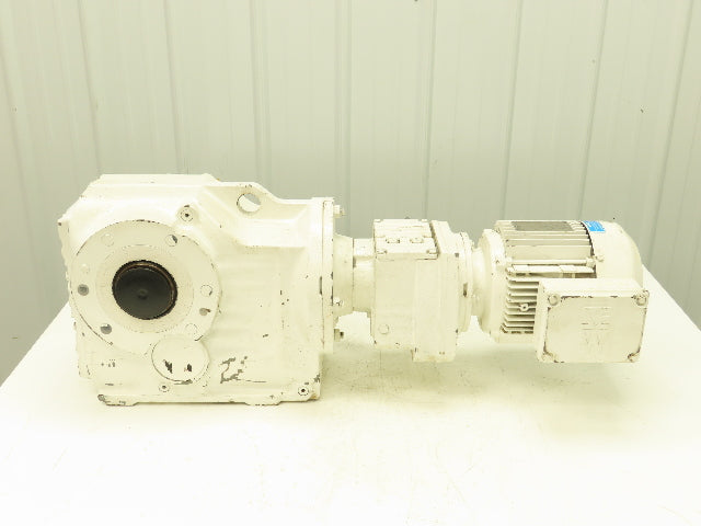 Sew Eurodrive Gear Motor KA87TR57DT90L4 330:1 Ratio 2hp 5.2 Rpm 2-3/8" Hollow