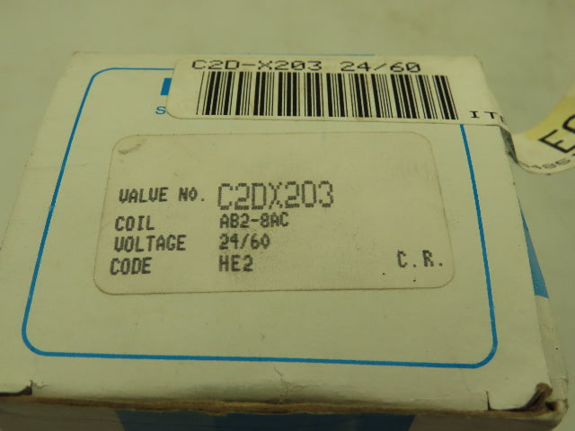 Honeywell Skinner C2DX203CF Solenoid Valve 2-Way NC 24VAC 60 Hz 130 PSI 1/8" NPT