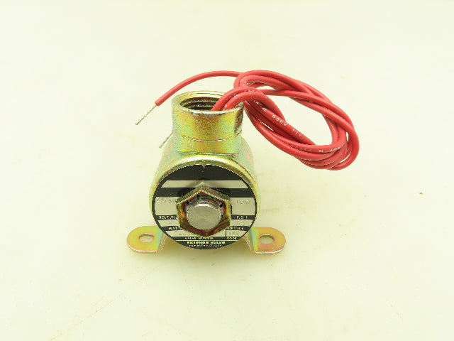 Honeywell Skinner C2DX203CF Solenoid Valve 2-Way NC 24VAC 60 Hz 130 PSI 1/8" NPT