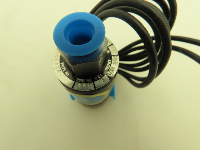 Honeywell Skinner B4LX24 Solenoid Valve 3-Way NC 24VDC 75 PSI 1/8" NPT