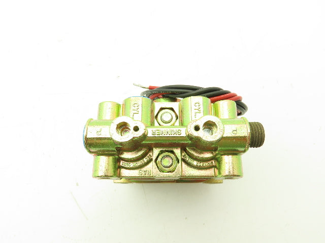Honeywell Skinner V9LHRN13C Solenoid Valve 4-Way NC/NO 120V 140 PSI 1/4" NPT