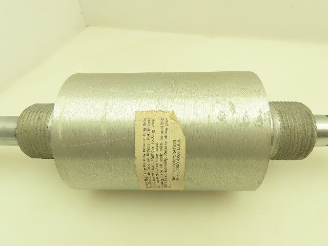 ARO 0325 2009 010 Pneumatic Round Air Cylinder 2.5" Bore 1" Stroke Double Rod