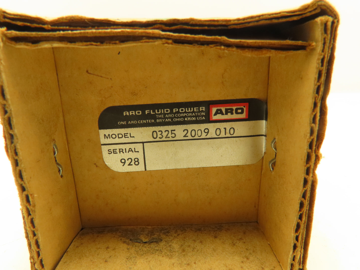 ARO 0325 2009 010 Pneumatic Round Air Cylinder 2.5" Bore 1" Stroke Double Rod