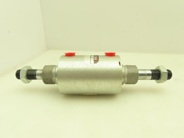 ARO 0325 2009 010 Pneumatic Round Air Cylinder 2.5" Bore 1" Stroke Double Rod