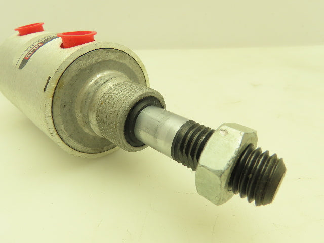 ARO 0325 2009 010 Pneumatic Round Air Cylinder 2.5" Bore 1" Stroke Double Rod