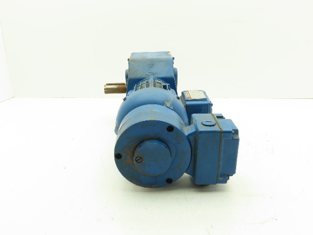 Eberhard Bauer D-7300 Esslinger Gearmotor Brake 480v .8A 98.4:1 Ratio 16.5rpm LH