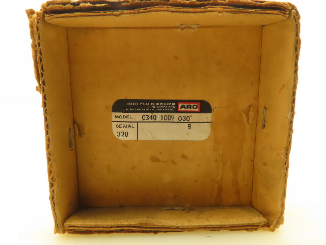 ARO 0340 1009 030 Pneumatic Round Body Air Cylinder 4" Bore 3" Stroke Pivot Mt
