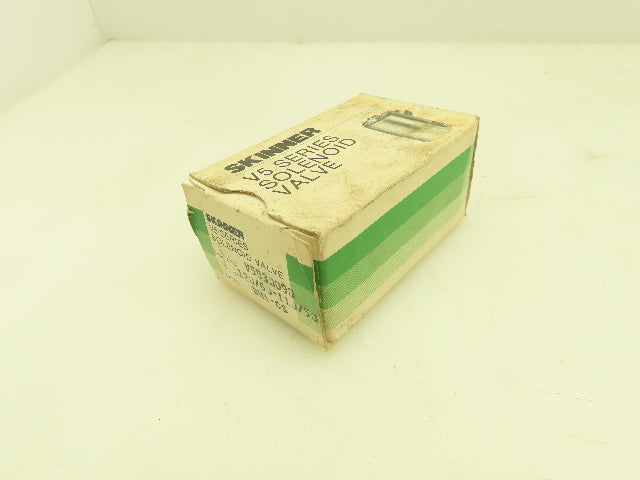 Honeywell Skinner V5D30090CT Solenoid Valve 3-Way NC 120V 75 PSI 1/8" NPT