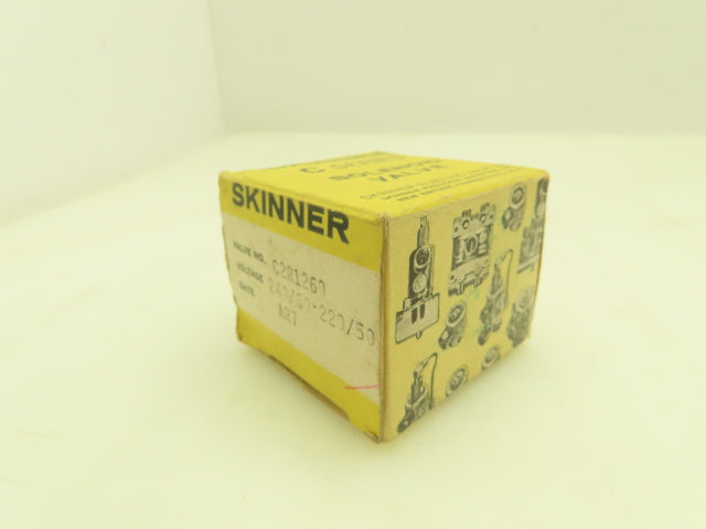 Honeywell Skinner C2R1260 Solenoid Valve 2-Way NC 240V 90 PSI 1/8" NPT
