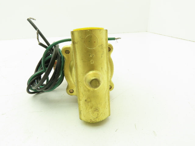 Skinner XL1LB4150 Brass Solenoid Valve 3-Way NO 120V 5-150 PSI 1/2" NPT