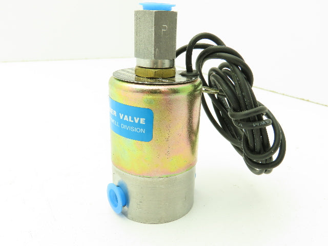 Honeywell Skinner V5L56030 Solenoid Valve 3-Way NO 120VDC 75 PSI 1/4" 1/8" NPT