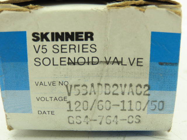 Honeywell Skinner V53ADB2VAC2 Solenoid Valve 3-Way NC 120V Vacuum 1/4" NPT