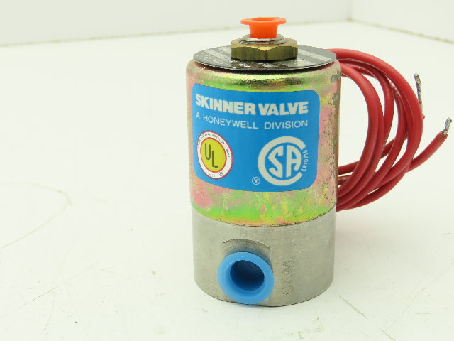 Honeywell Skinner V53ADB2VAC2 Solenoid Valve 3-Way NC 120V Vacuum 1/4" NPT