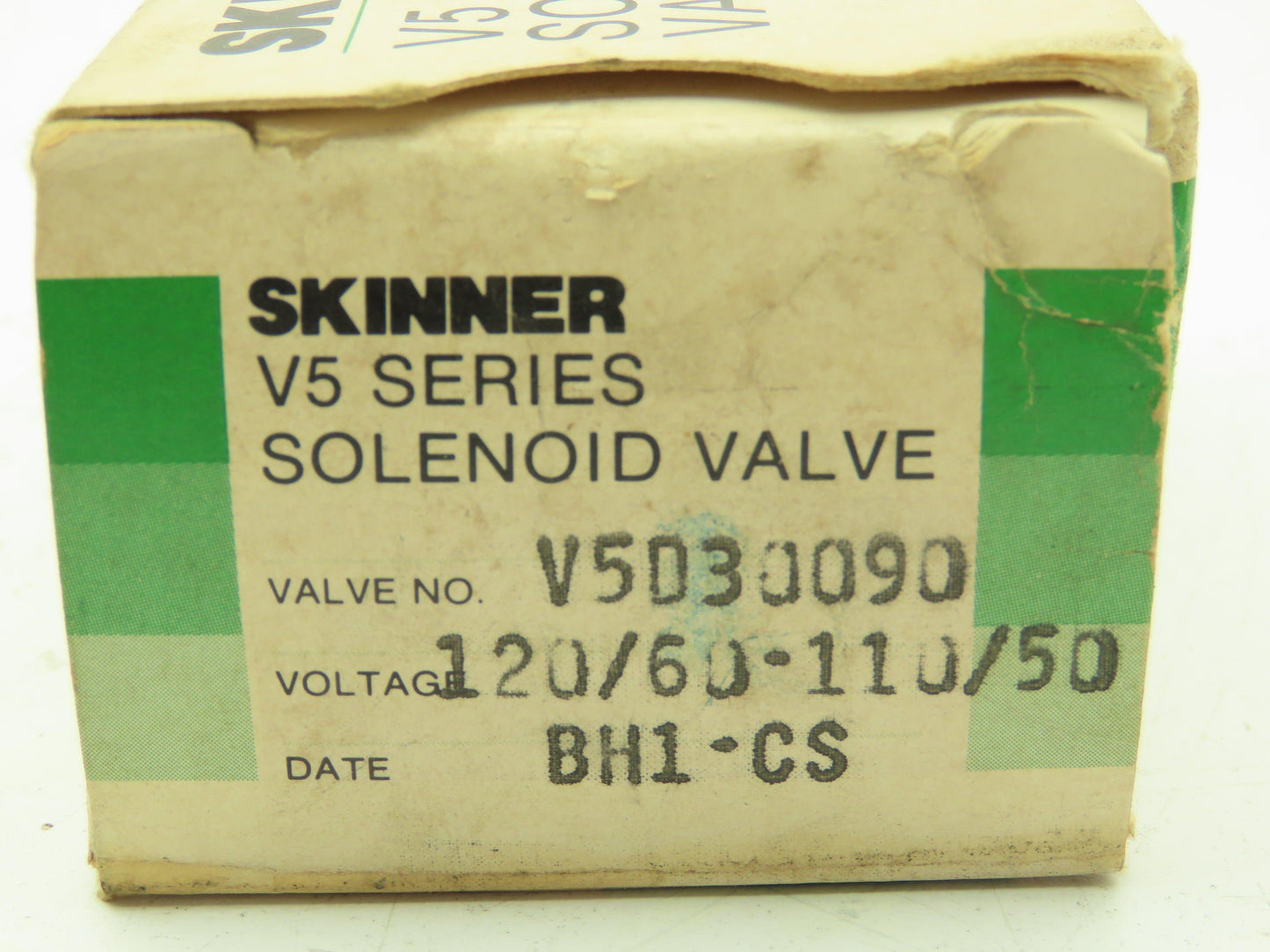 Honeywell Skinner V5D30090 Solenoid Valve 3-Way NC 120V 75 PSI 1/8" NPT