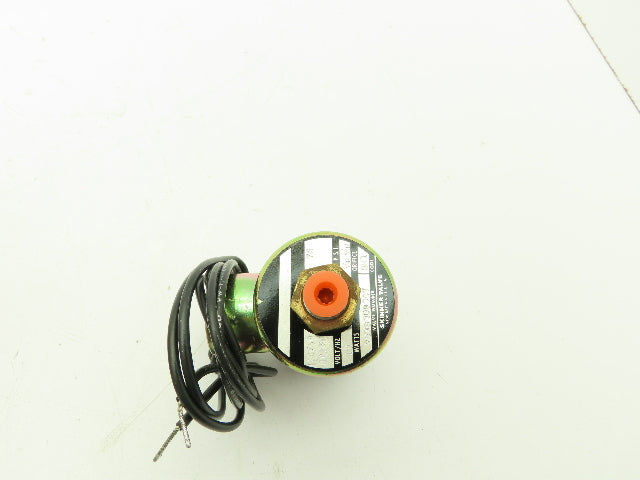 Honeywell Skinner V5D30090 Solenoid Valve 3-Way NC 120V 75 PSI 1/8" NPT