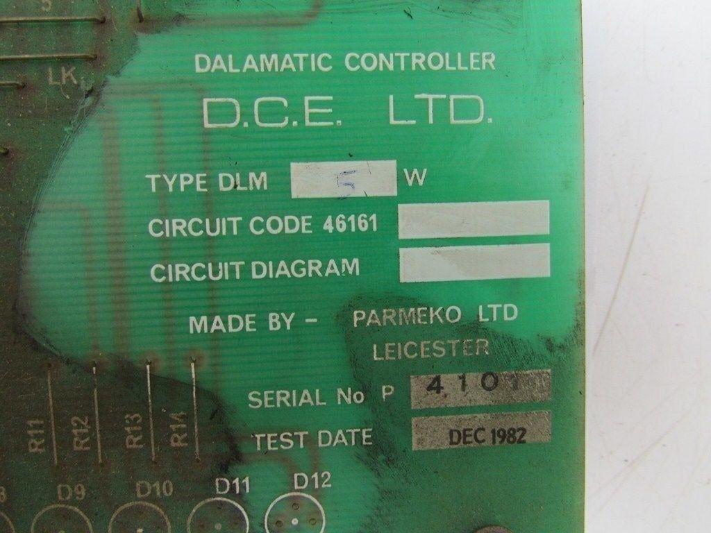 DCE D.C.E. Ltd 5W Dalamatic Controller Circuit Board Card