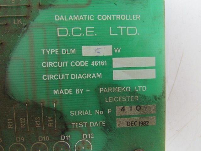 DCE D.C.E. Ltd 5W Dalamatic Controller Circuit Board Card