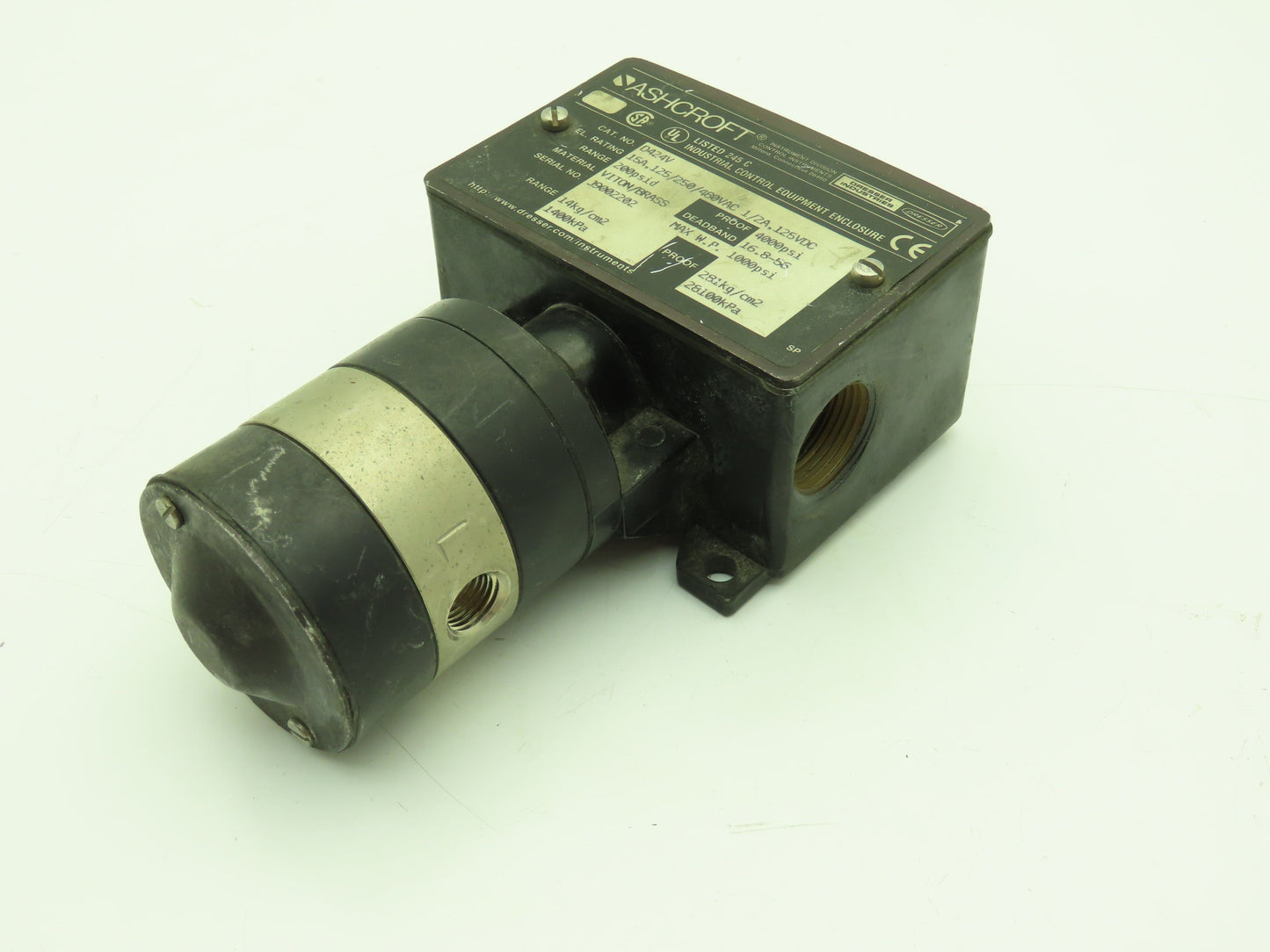 Ashcroft D424V Pressure Switch 200 PSID