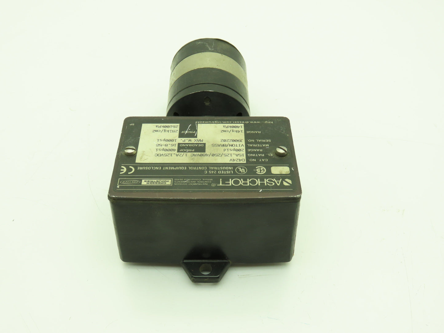 Ashcroft D424V Pressure Switch 200 PSID