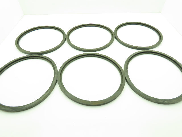 Vescor 5081 Hydraulic Tank Access Cover Lip Gasket 12" Buna-N Rubber Lot of 6