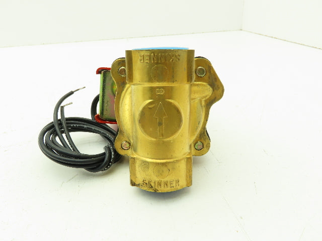 Skinner Lancer 2LB1HBG5125N Brass Solenoid Valve 2-Way NO 24VDC 125 PSI 3/4" NPT