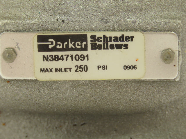 Parker N38471091 Pneumatic Pilot Air Control Valve 3-Way NO 250 PSI 1" NPT