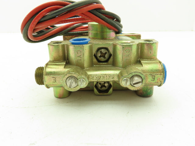 Honeywell Skinner V935LEH2050 Solenoid Valve 4-Way NC/NO 120V 50 PSI 1/4" NPT