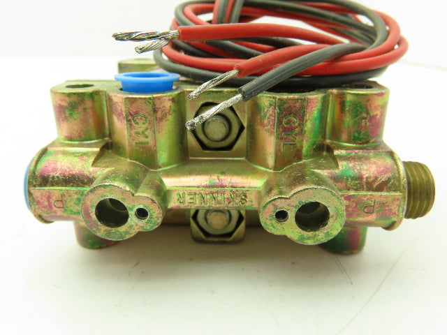 Honeywell Skinner V935LEH2050 Solenoid Valve 4-Way NC/NO 120V 50 PSI 1/4" NPT