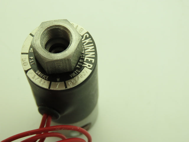 Honeywell Skinner B16DK1050 Solenoid Valve 3-Way NO 120V 50 PSI 1/8" NPT