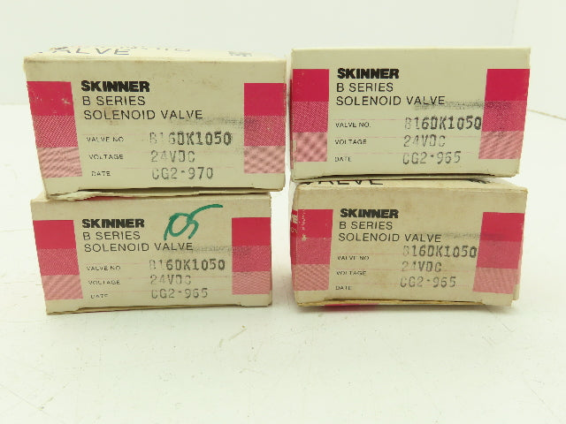 Honeywell Skinner B16DK1050 Solenoid Valve 3-Way NC 50 PSI 1/8" NPT Lot of 4