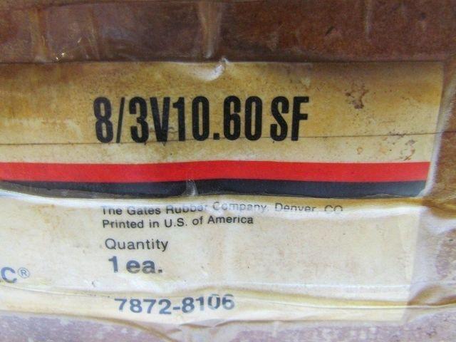 Gates 8-3V10.60 SF 8-Groove Pulley Sheave 3V V-Belt 10.60" OD QD SF Bushing
