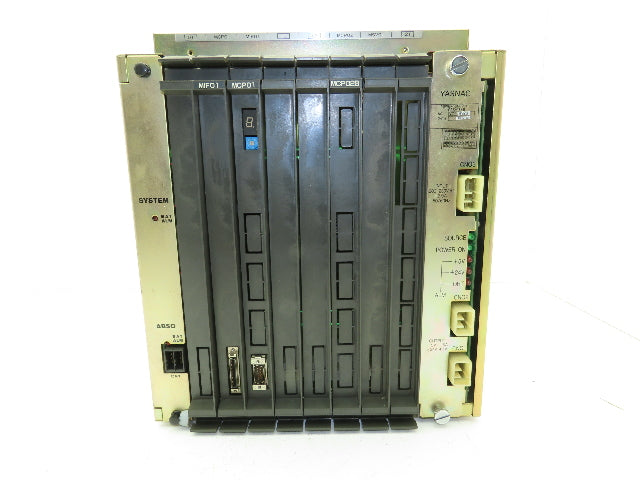 Fuji Yasnac CPS-18FB PLC Slot Rack Chassis Power Supply MCP01 MIF01 MCP02B