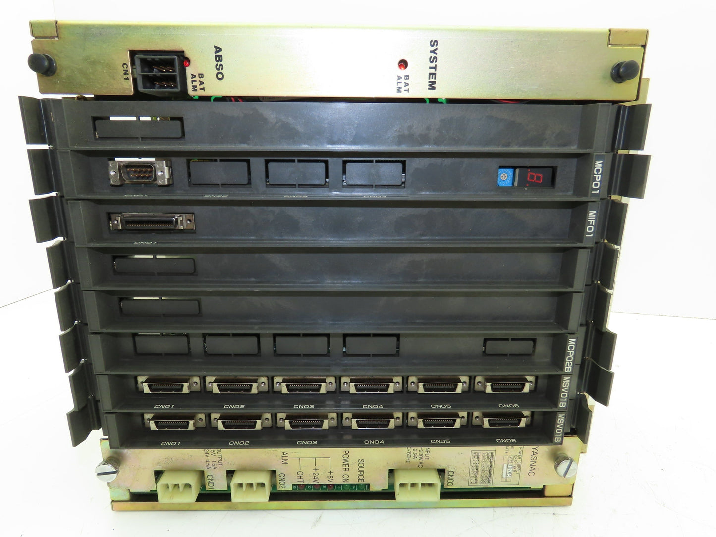 Fuji Yaskawa DF9201893-A0 PLC Slot Rack Chassis Power Supply MCP01 MIF01 MCP01B
