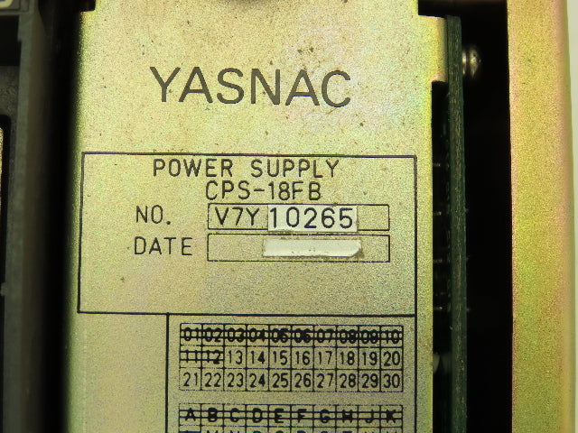 Fuji Yaskawa DF9201893-A0 PLC Slot Rack Chassis Power Supply MCP01 MIF01 MCP01B