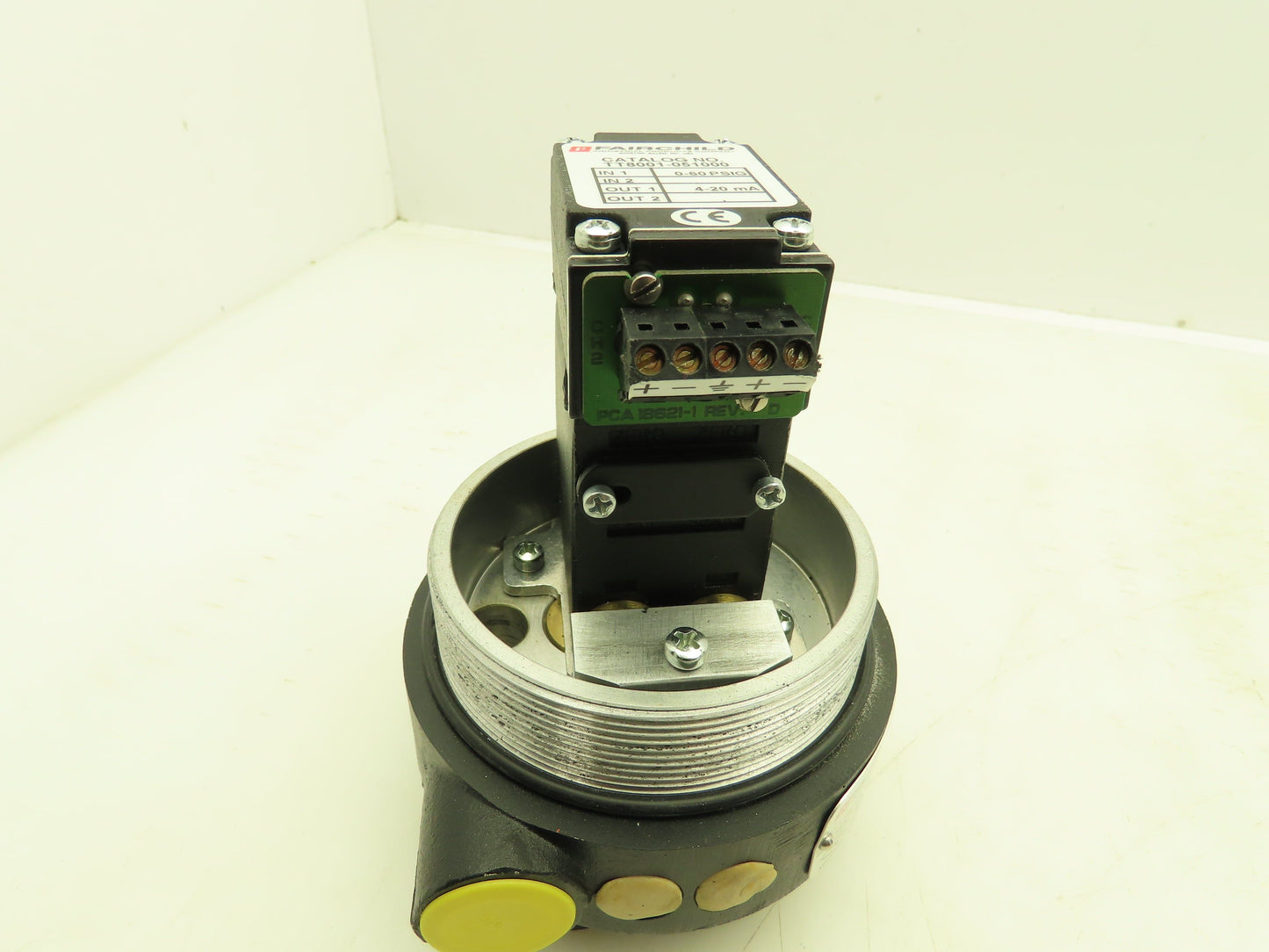 Fairchild TFX8001-051000 / TT8001-051000 P/I Pressure Transducer 0-60 PSI 4-20mA