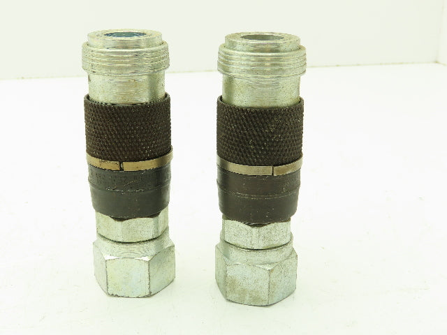 ARO 23204-005 Full Bore Pneumatic Quick Coupler 1/2" Body 3/4" FNPT -Lot of 2