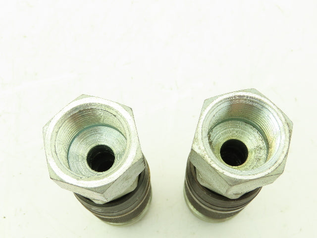 ARO 23204-005 Full Bore Pneumatic Quick Coupler 1/2" Body 3/4" FNPT -Lot of 2