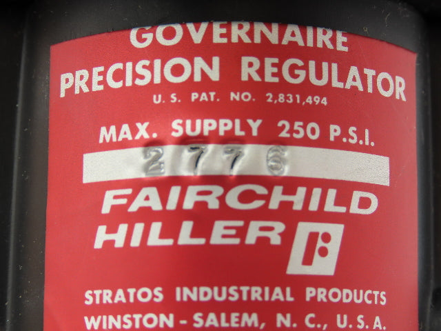 Fairchild 2776 Governaire Precision Pneumatic Regulator Flange Mount 3/4" NPT