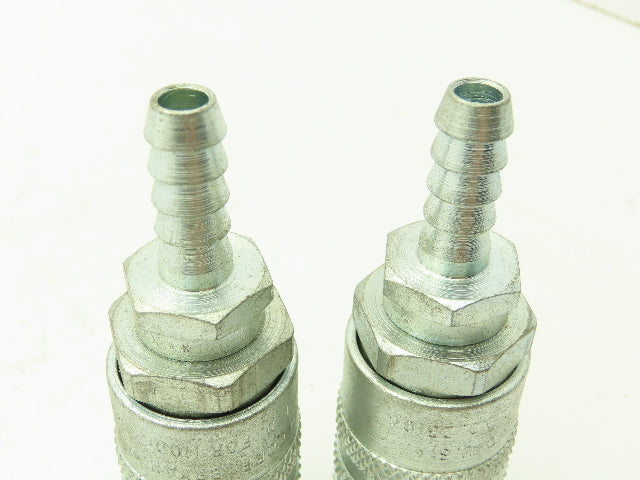 ARO 23104-24 Pneumatic Quick Coupler Socket 1/2" Body 3/8" Hose Barb -Lot of 2