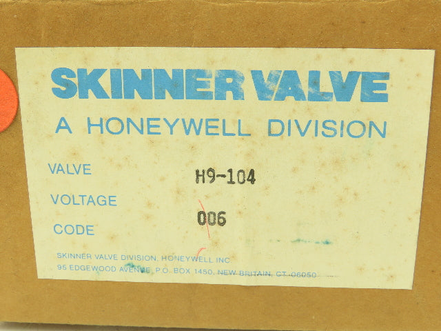Honeywell Skinner H9-104 Stainless Pneumatic Pilot Valve 5/2 Pos 200 PSI 1/4"NPT
