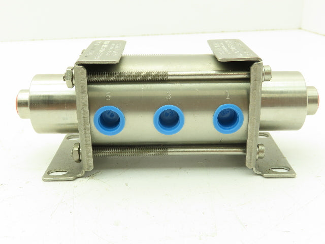 Honeywell Skinner H9-104 Stainless Pneumatic Pilot Valve 5/2 Pos 200 PSI 1/4"NPT