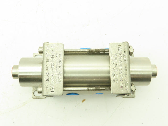 Honeywell Skinner H9-104 Stainless Pneumatic Pilot Valve 5/2 Pos 200 PSI 1/4"NPT
