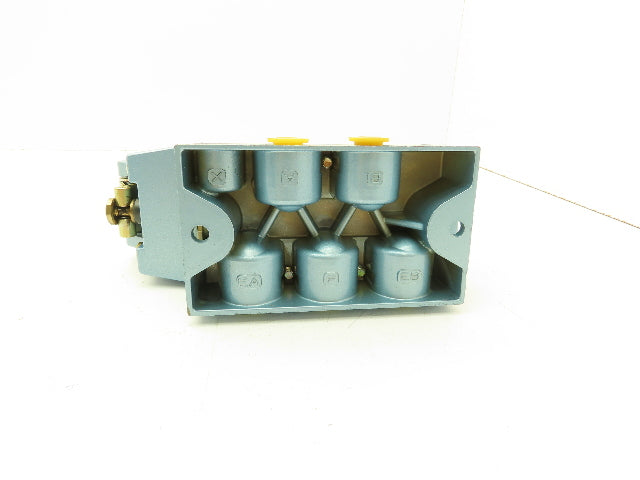 Skinner S3L0JFX2 Pneumatic Directional Hand Lever Valve 5/3 Pos Spring Return