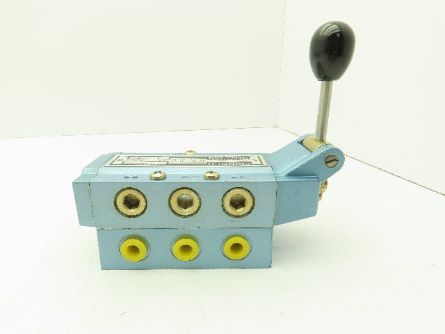 Skinner S3L0JFX2 Pneumatic Directional Hand Lever Valve 5/3 Pos Spring Return