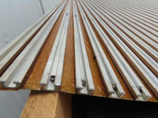 Machine Way Cover Riveted Apron Sheet Metal Stainless Steel 58x24" Lot of 7