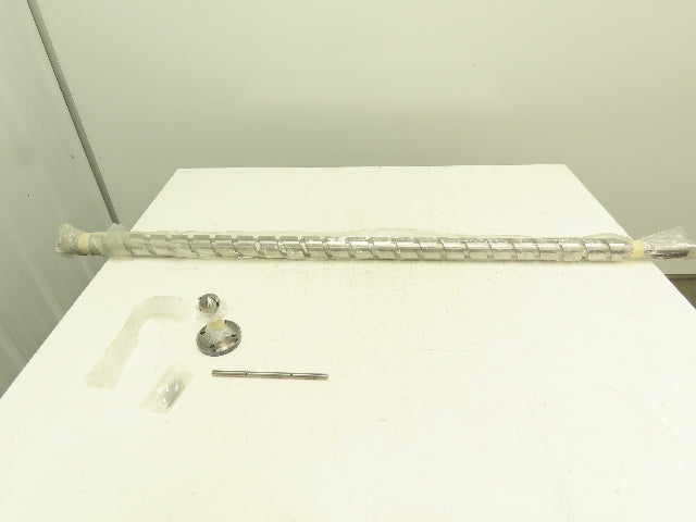 Steel Lead Ball Screw Shaft Linear Actuator 50mm Lead 50mm Dia 55"L