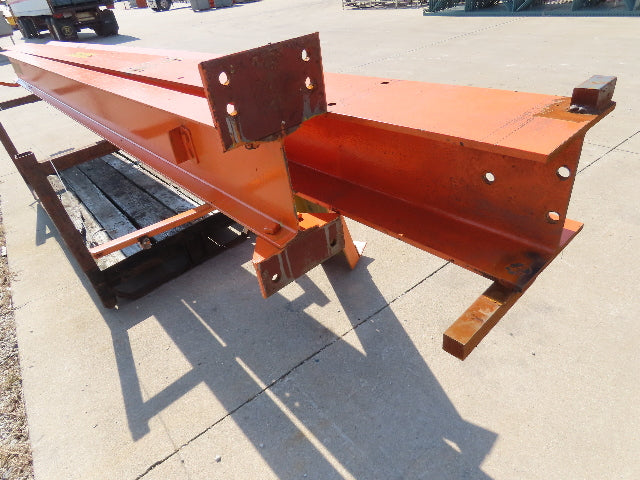 1 Ton Work Station I-Beam Swivel Jib Crane 2Hp Cable Hoist 15' Span 16' 9" HUB