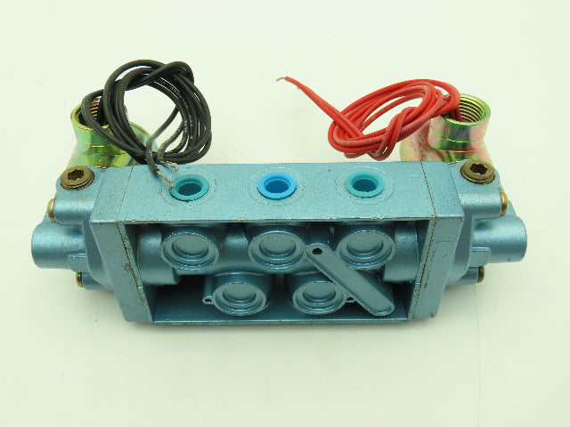 Honeywell Skinner S3SSJBL2 Solenoid Valve 5-Way 3 Pos 120V 150 PSI 1/4" NPT