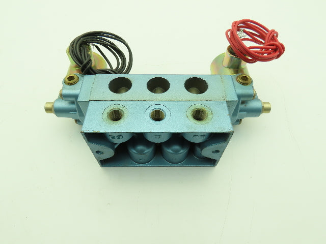 Skinner S3SSJDL2 Directional Control Valve 5-Way 3 Pos 120V 1/4" NPT